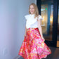 Candance woven midi skirt