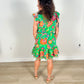 Jade Floral Mini Dress