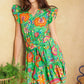 Jade Floral Mini Dress