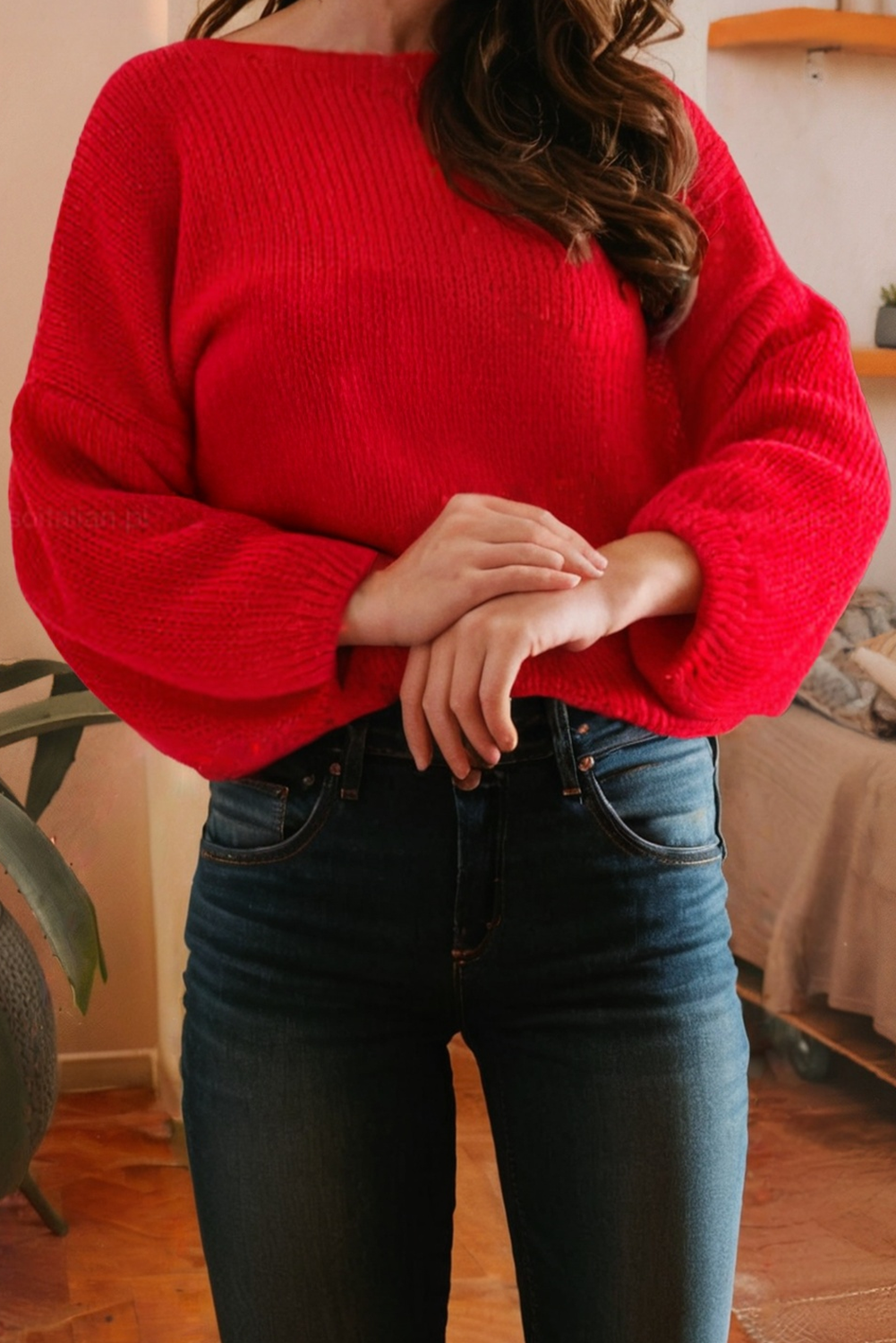 The Scarlett Bow Back Sweater