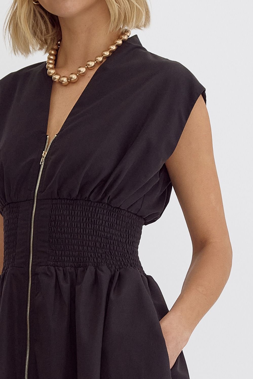 Melissa Midi/Maxi Black Dress