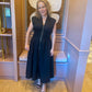 Melissa Midi/Maxi Black Dress