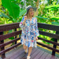 Lilah Tribal Print Buttoned Mini Dress