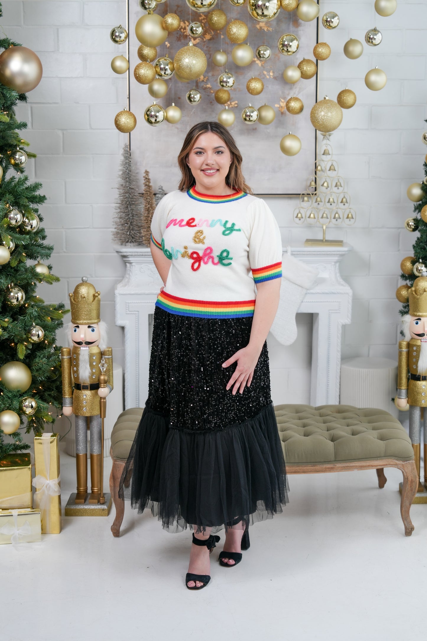 Merry and Bright Holiday Sweater