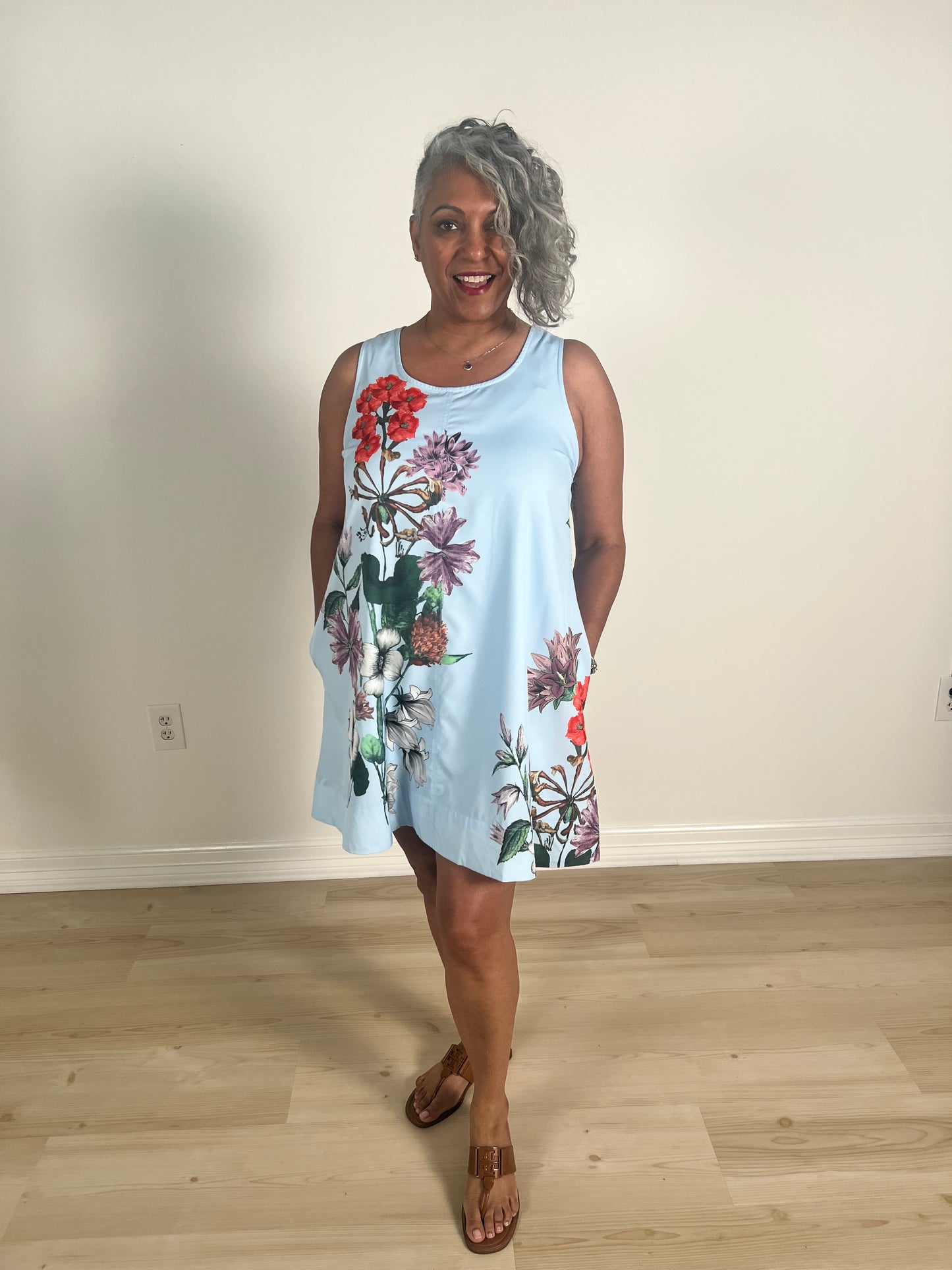 Sarah Floral Swing dress