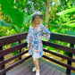 Lilah Tribal Print Buttoned Mini Dress
