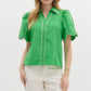 Rebecca Green Button Down Blouse