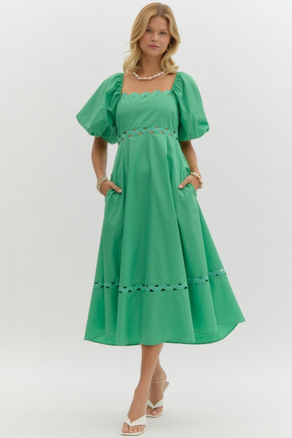 Kelly green dress