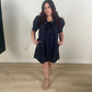 The Margot Puff Sleeve Sailor Dress