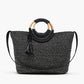 Midnight Lurex Wicked Totebag