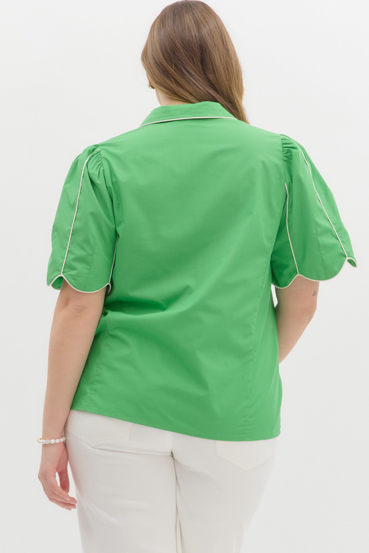 Rebecca Green Button Down Blouse