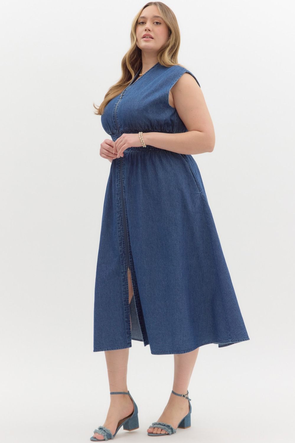 Daisy Denim Midi Dress