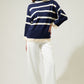 Laura Striped Turtleneck Sweater