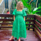 Kelly green dress