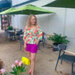 Poppy Flirty Floral Top
