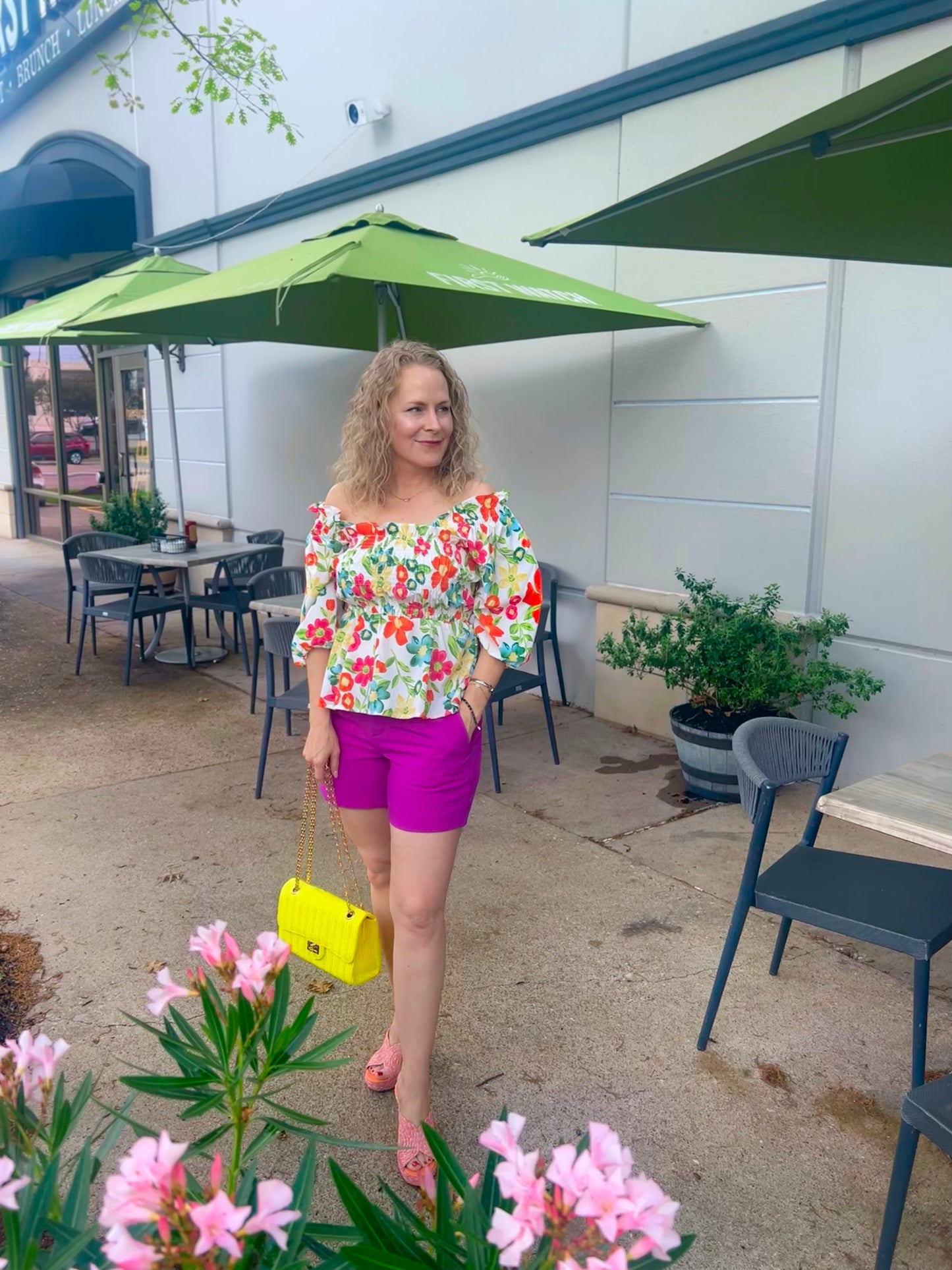 Poppy Flirty Floral Top