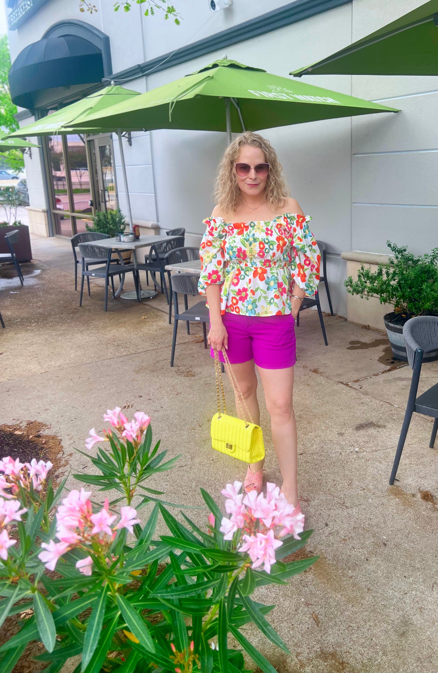 Poppy Flirty Floral Top