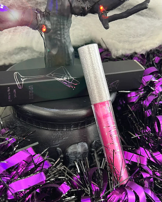 Make Up and Cocktails Lip Gloss- Crystals