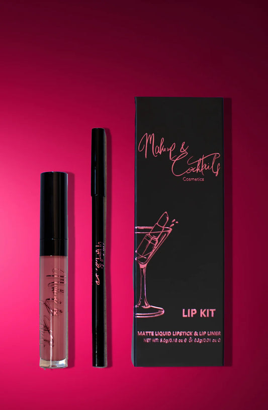 Make Up and Cocktails Lip Kit- Gin and Tonic