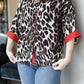Lydia Leopard Button Down Blouse