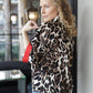 Lydia Leopard Button Down Blouse