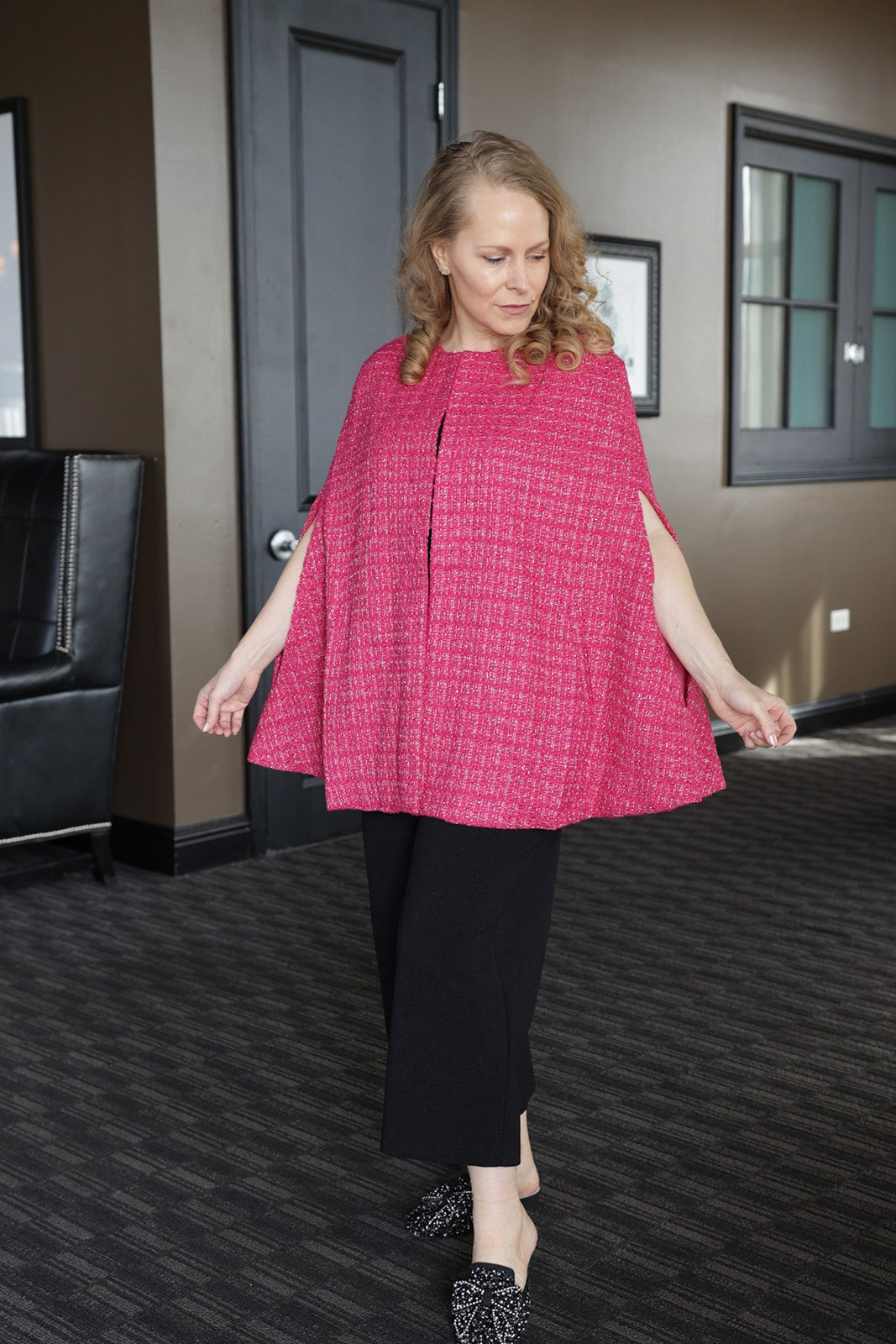 Genevieve Tweed Cape