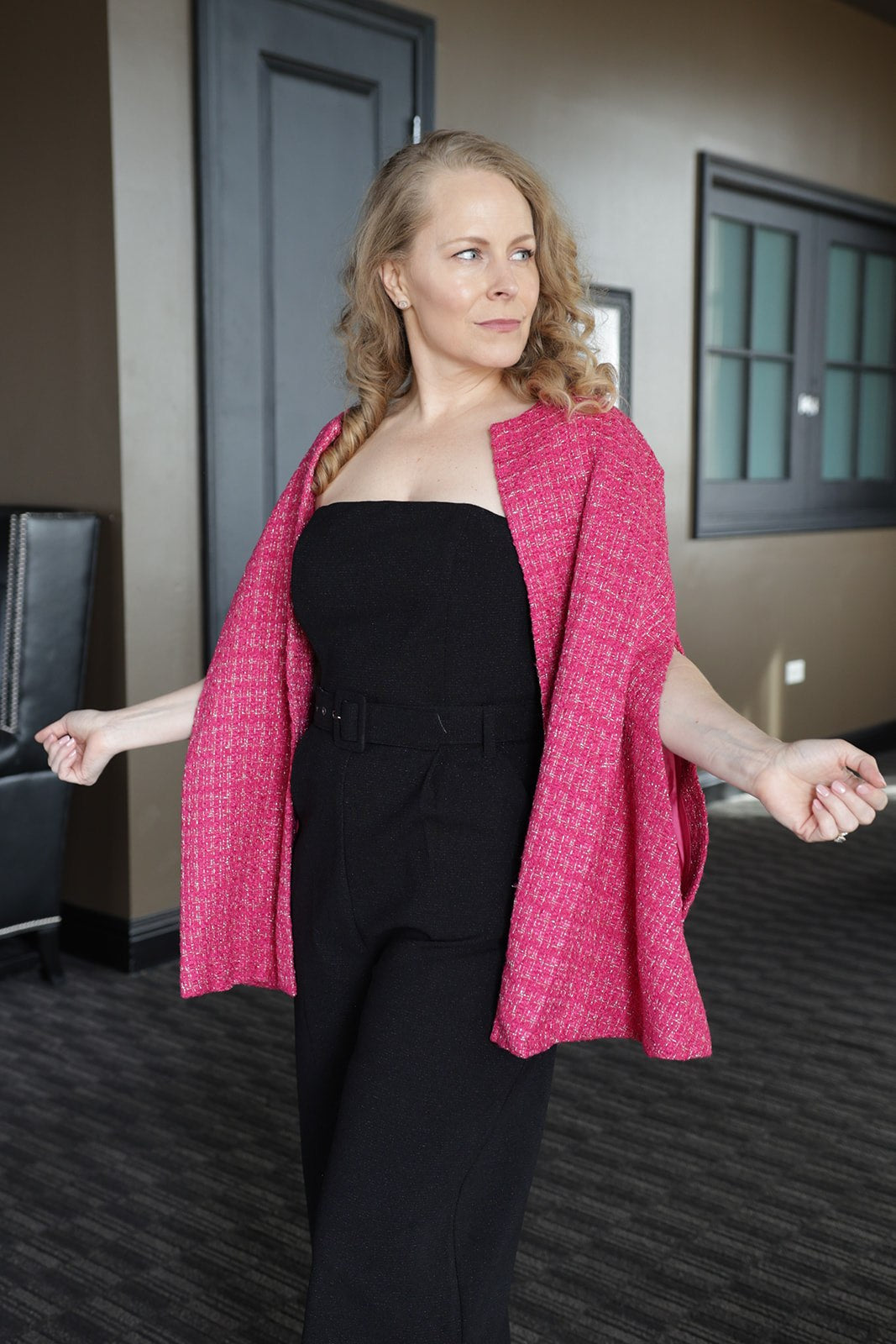 Genevieve Tweed Cape