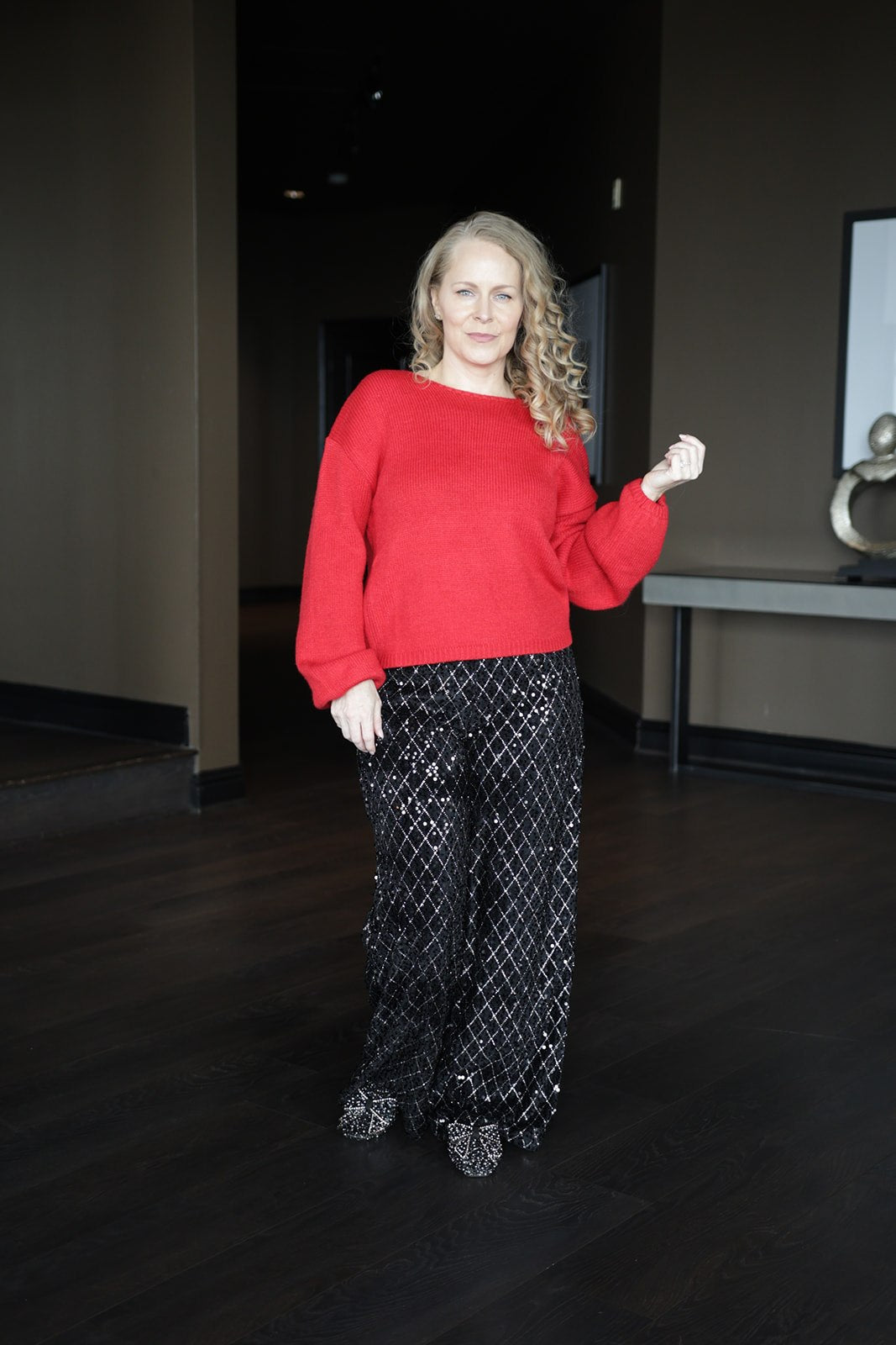 Marlowe Sequin Trousers