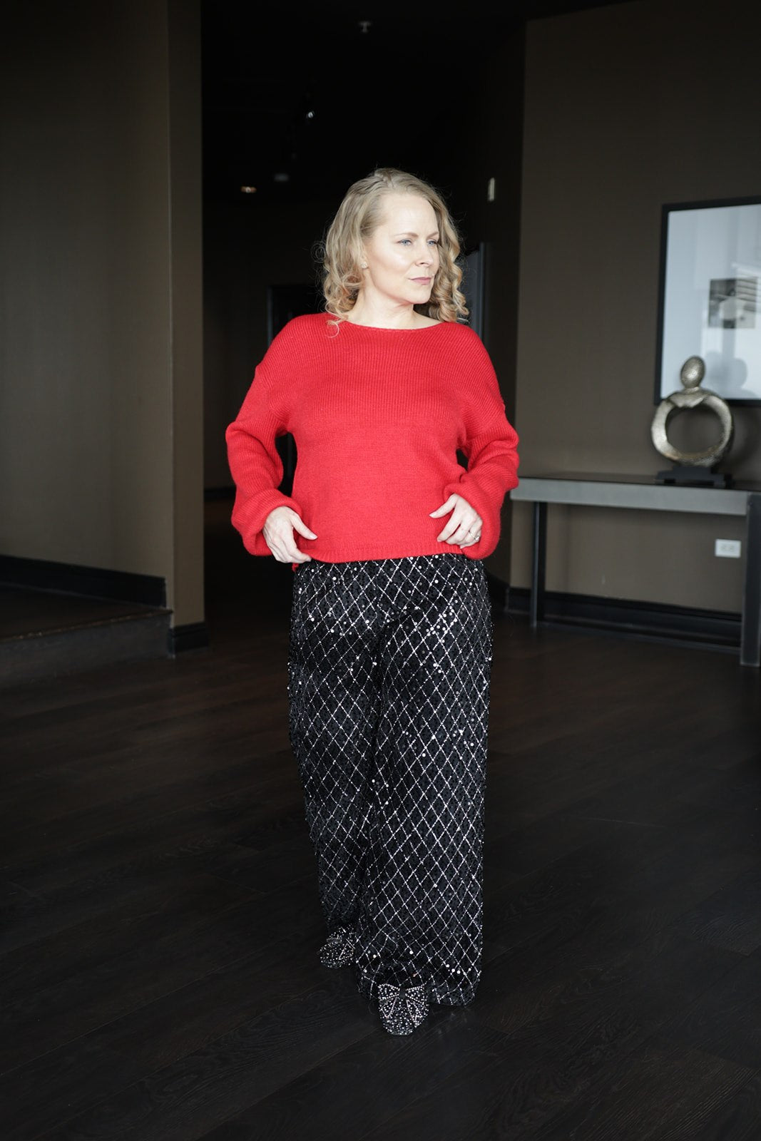 Marlowe Sequin Trousers