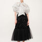 Tiffany Tulle Sequin Midi Skirt