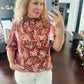 Brielle Top - Rust