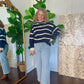 Laura Striped Turtleneck Sweater