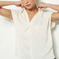 Claire V-neck blouse