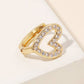 Mini Heart Hoop Earrings