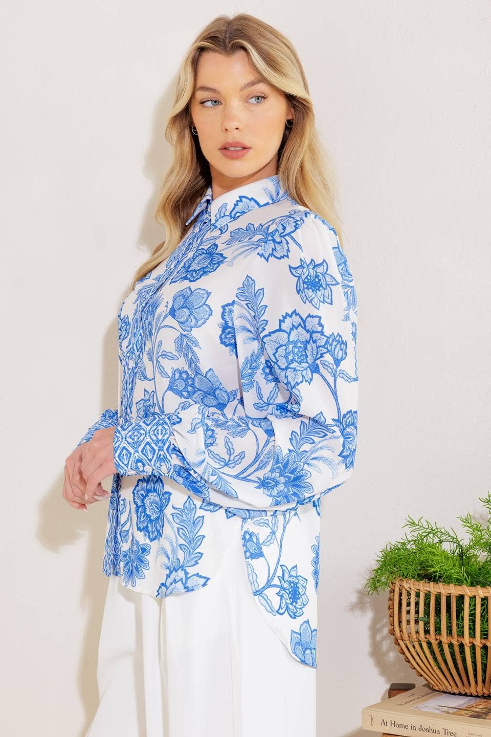 Savannah Lane Printed Blouse