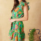 Jade Floral Mini Dress