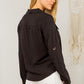 Stacy Black Button Down