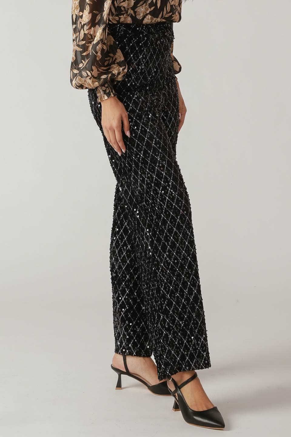 Marlowe Sequin Trousers