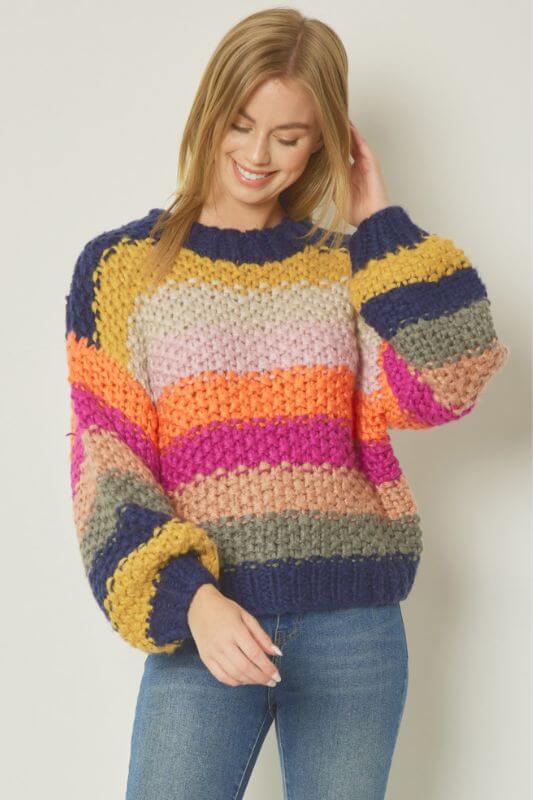 Sarah Striped Sweater