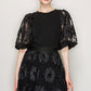 Donna Floral Puff Sleeve Top