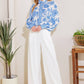 Savannah Lane Printed Blouse