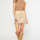 Sally Suede Tassel Skirt