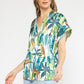 Adrienne Jaguar Print Top