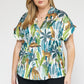 Adrienne Jaguar Print Top