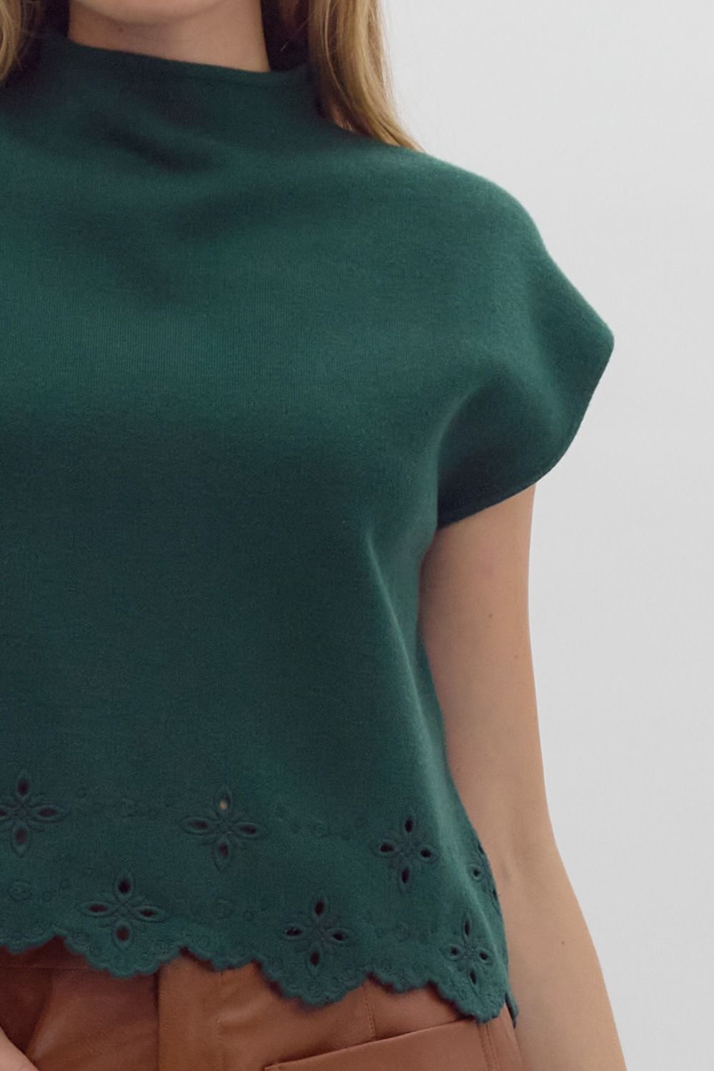 Clearance Molly mock neck sweater Small and Medium