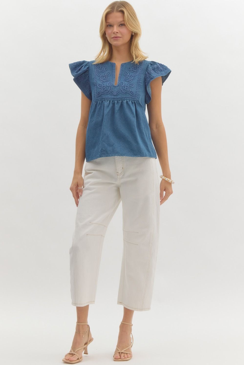 Dolly Denim Blouse