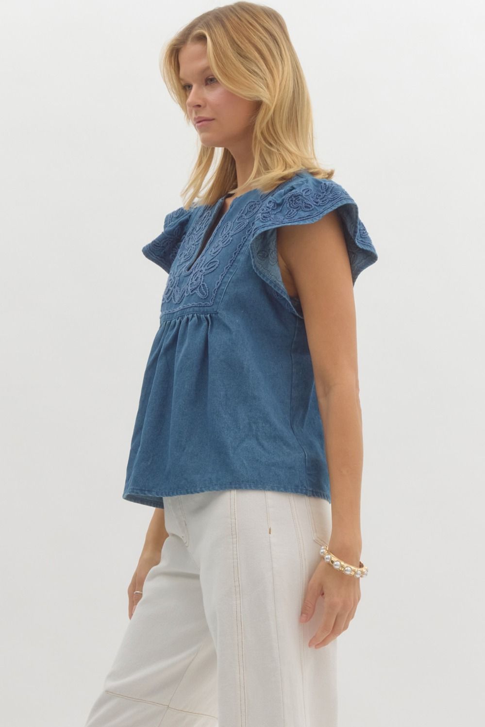 Dolly Denim Blouse
