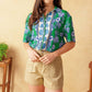 Astrid Printed Button Down Blouse