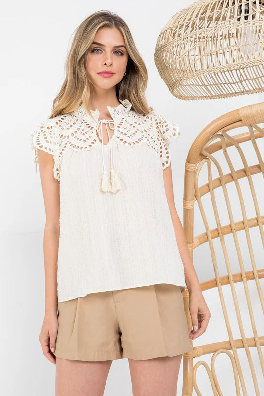 Everyly lace top