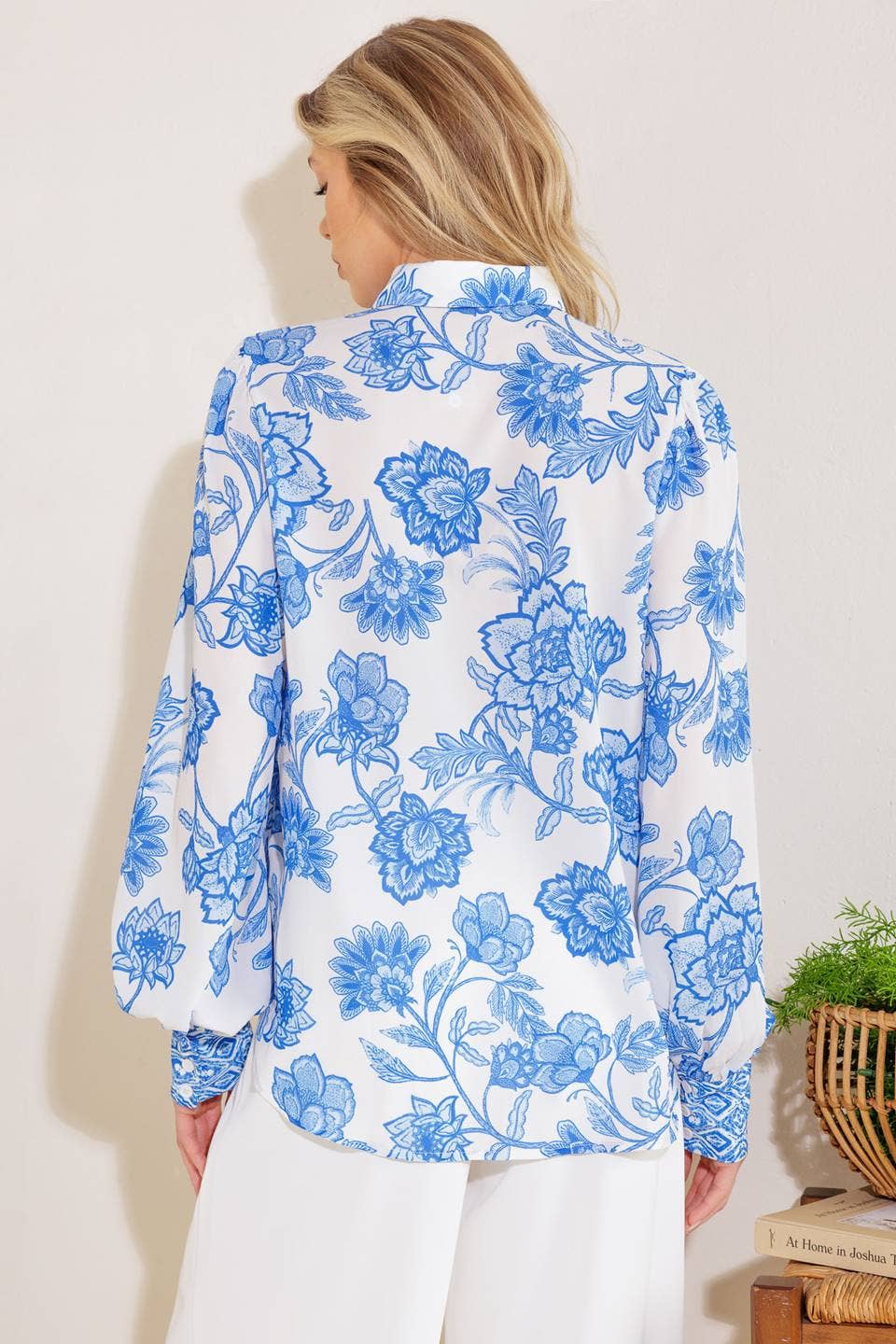 Savannah Lane Printed Blouse